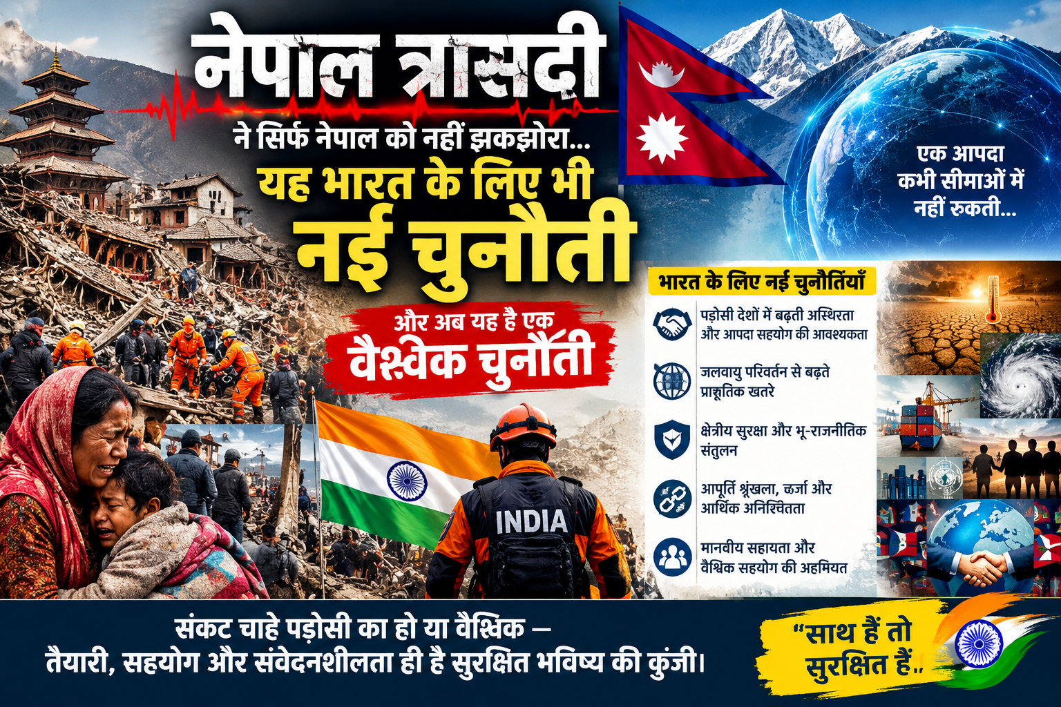 बदलते हालात में देश के सामने नई चुनौतियां और अवसर